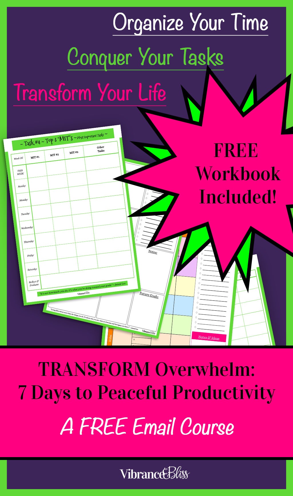 Overwhelm Course Pin