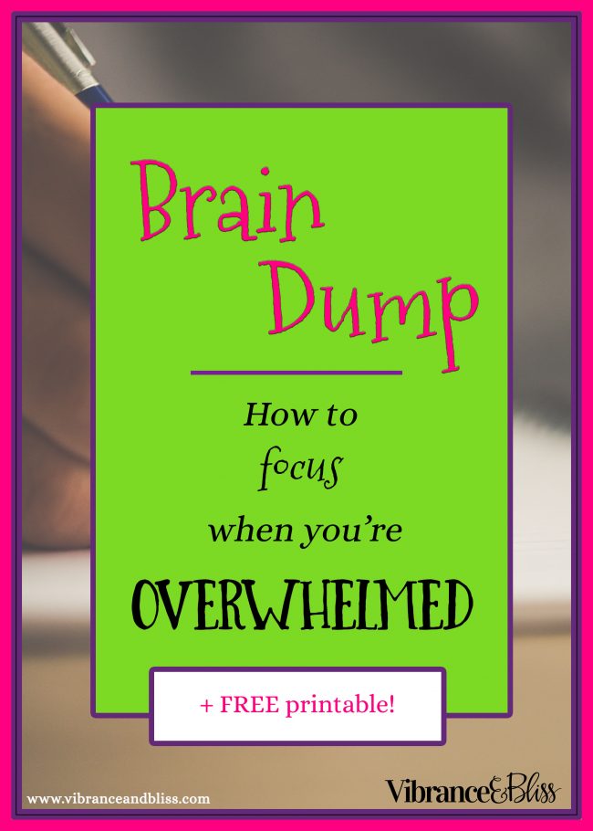 Overwhelm & Stress are signs of a cluttered mind. For you to be able to process more information, you have to first clear the mental clutter.