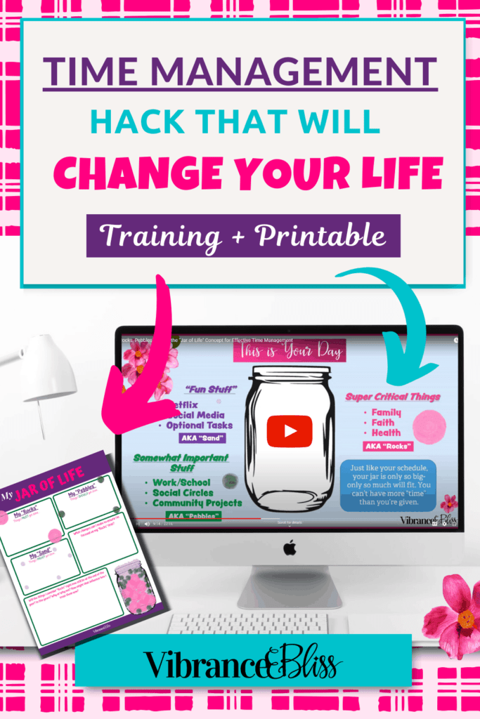 Quick and easy time management hack that change your life- free training & printable.