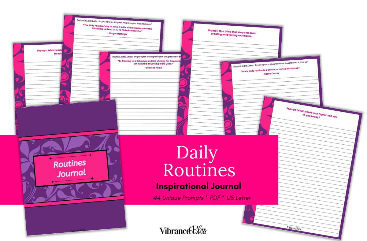 Daily Routine Journal Example